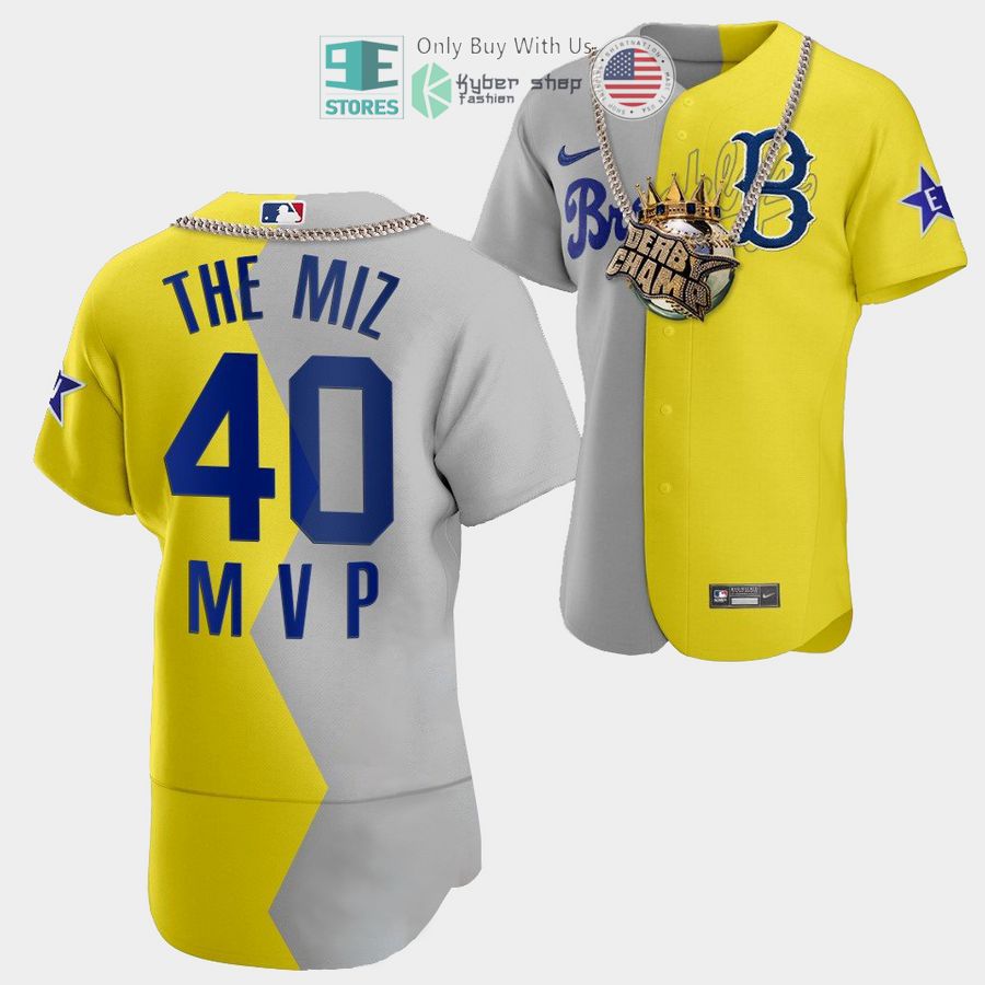 BEST The Miz 40 MVP Baseball Jersey Unisex T-shirt, Sweatshirt, Hoodie, Long Sleeve Tee - T-Shirt, Sweatshirt, Hoodie