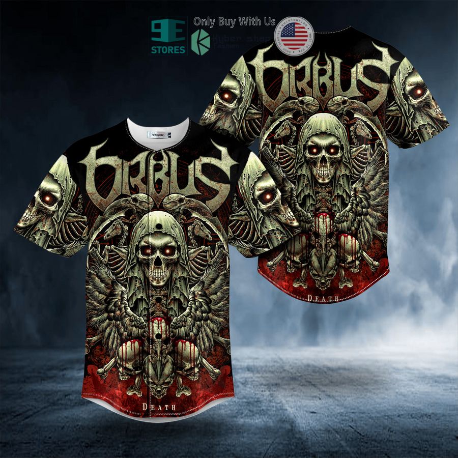 BEST The Mummy Orbus Grim Reaper Skull Baseball Jersey Unisex T-shirt, Sweatshirt, Hoodie, Long Sleeve Tee - T-Shirt, Sweatshirt, Hoodie