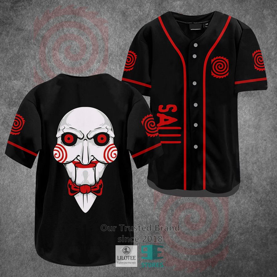 The Saw Horror Movie Baseball Jersey Unisex T-shirt, Sweatshirt, Hoodie, Long Sleeve Tee - T-Shirt, Sweatshirt, Hoodie