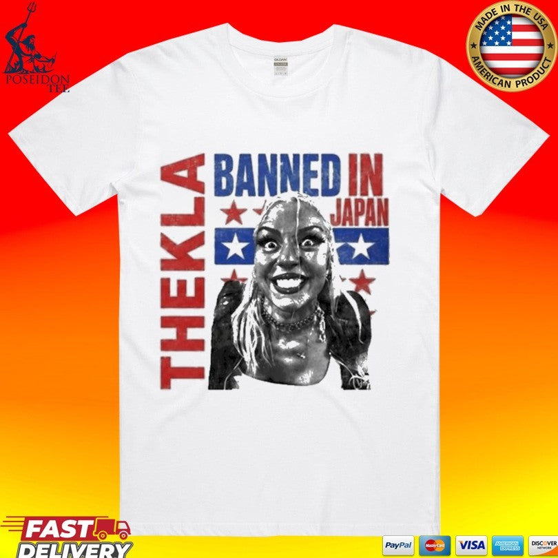 Thekla Banned In Japan T-shirt Unisex T-shirt, Sweatshirt, Hoodie, Long Sleeve Tee - T-Shirt, Sweatshirt, Hoodie