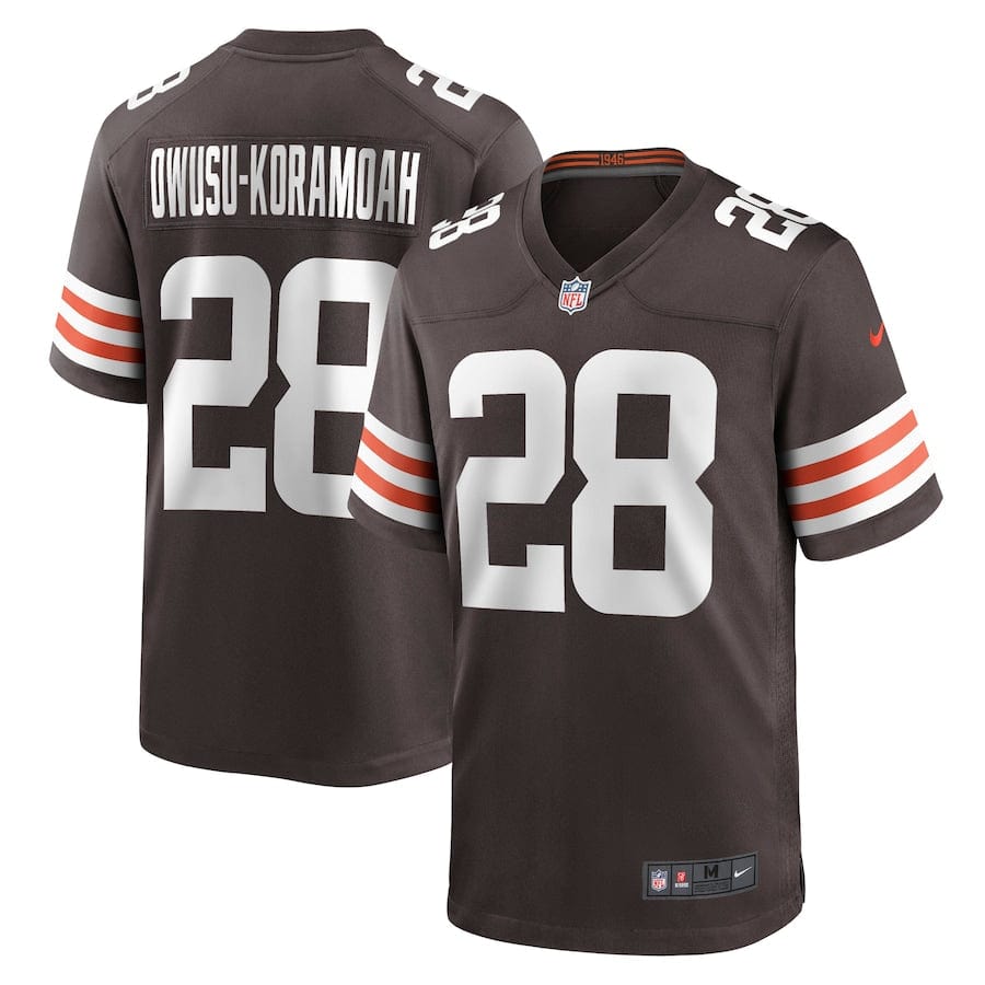 Jeremiah Owusu Koramoah Cleveland Browns Jersey football jersey product view 1