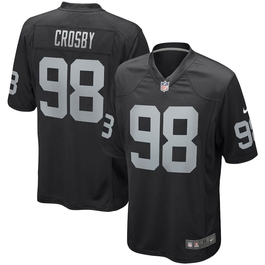 Maxx Crosby Las Vegas Raiders Jersey football jersey product view 1