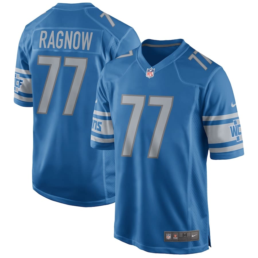 Frank Ragnow Detroit Lions Jersey football jersey product view 1
