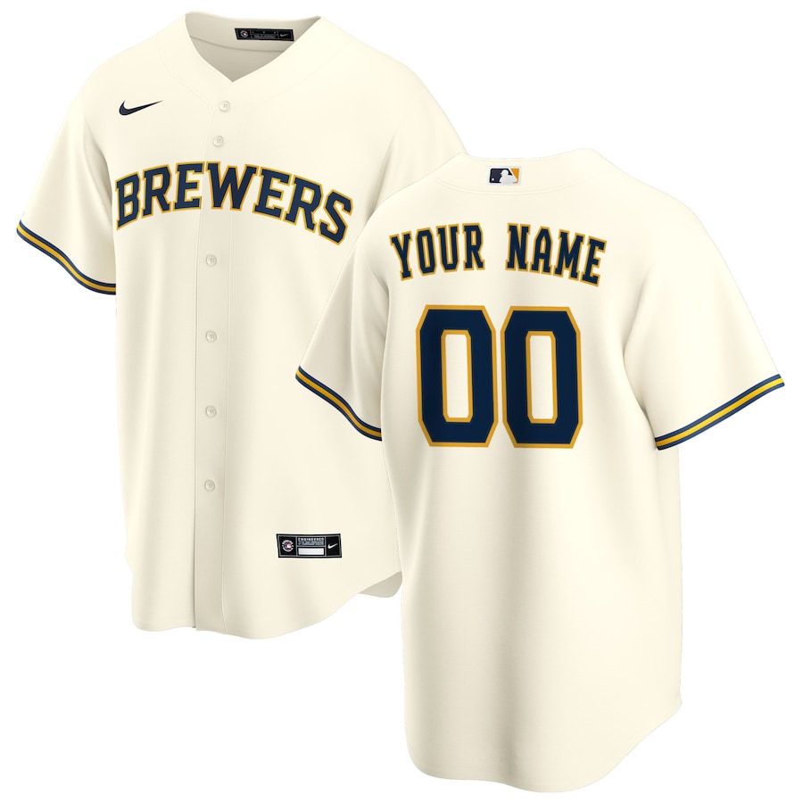 Milwaukee Brewers Jerseys baseball jersey product view 1