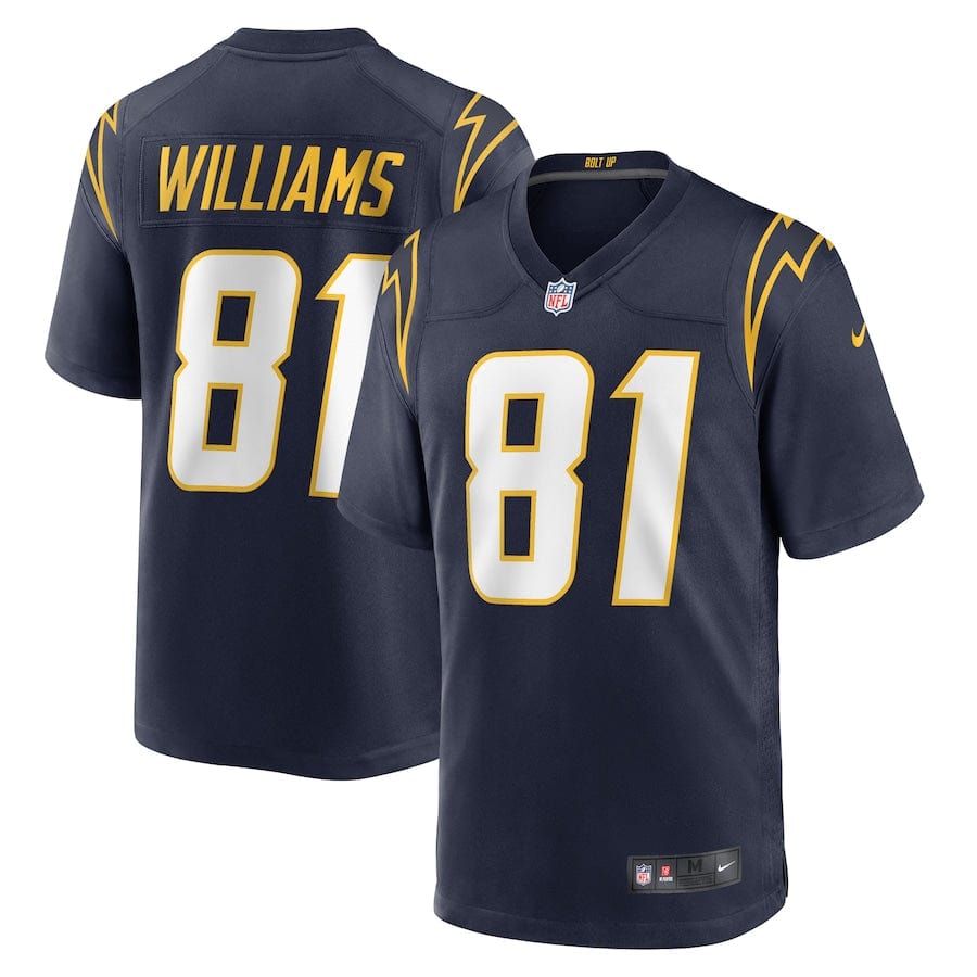 Mike Williams Los Angeles Chargers Jersey football jersey product view 1