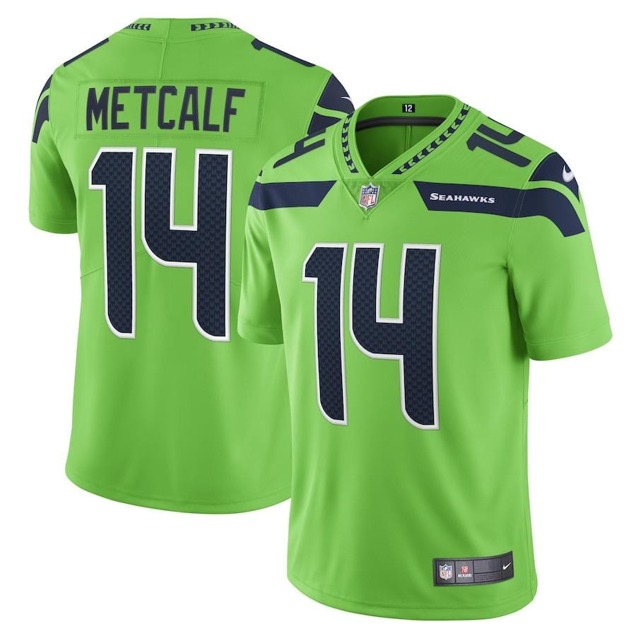 DK Metcalf Seattle Seahawks Jersey football jersey product view 1