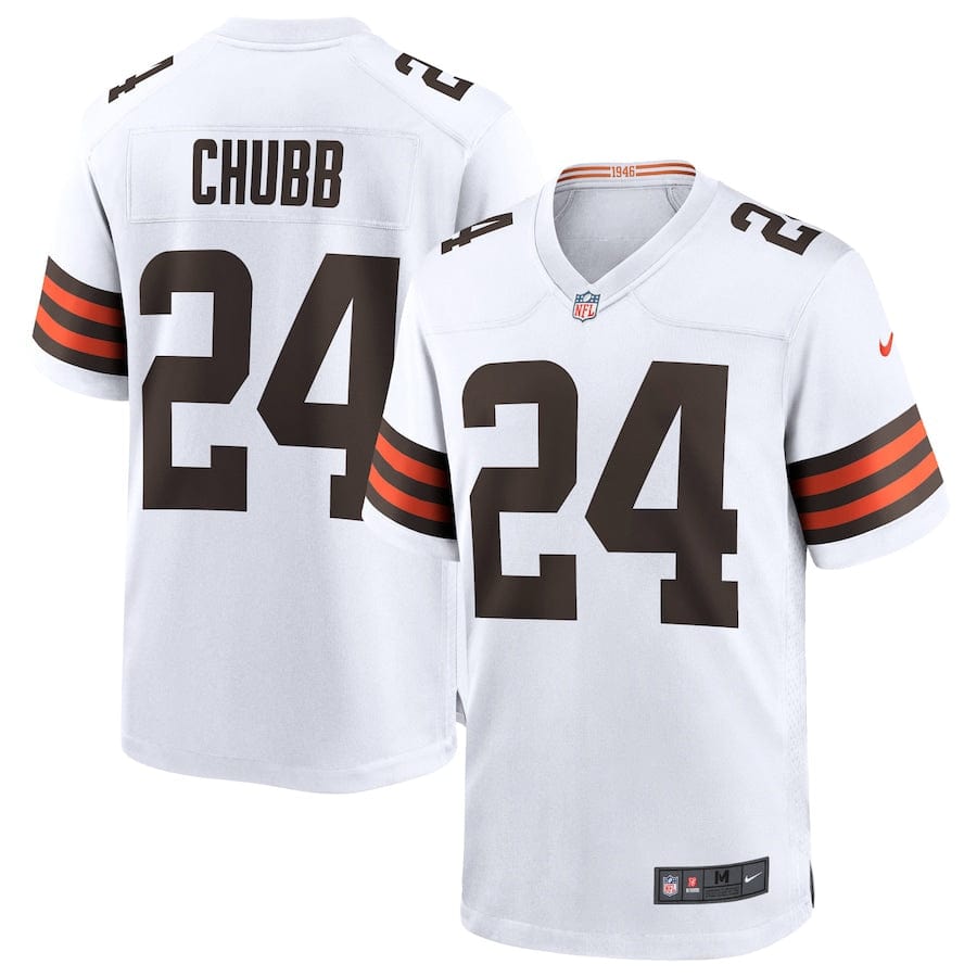 Nick Chubb Cleveland Browns Jersey football jersey product view 1