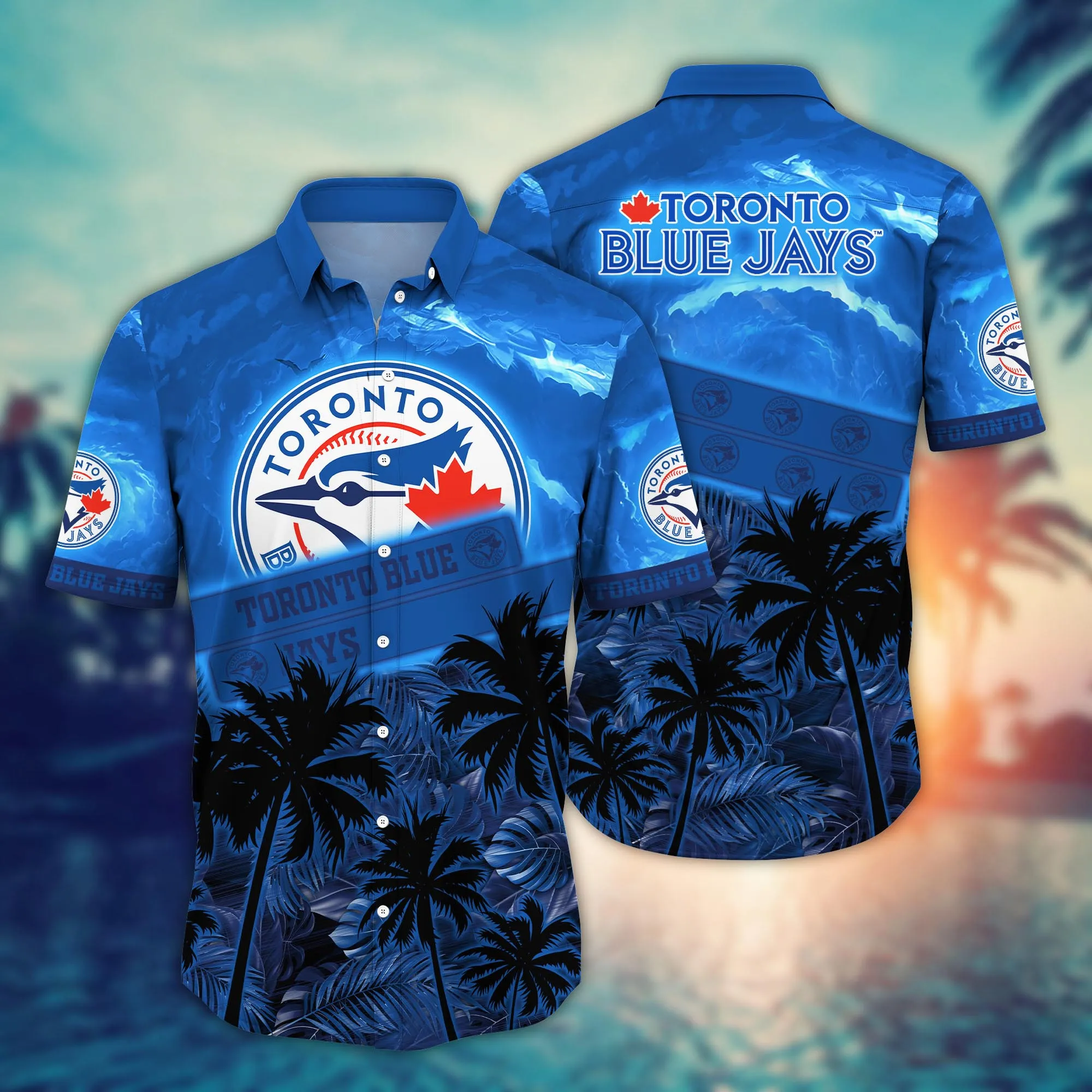 Toronto Blue Jays MLB Hawaiian Shirt Beachy Aloha Shirt Unisex T-shirt, Sweatshirt, Hoodie, Long Sleeve Tee - T-Shirt, Sweatshirt, Hoodie