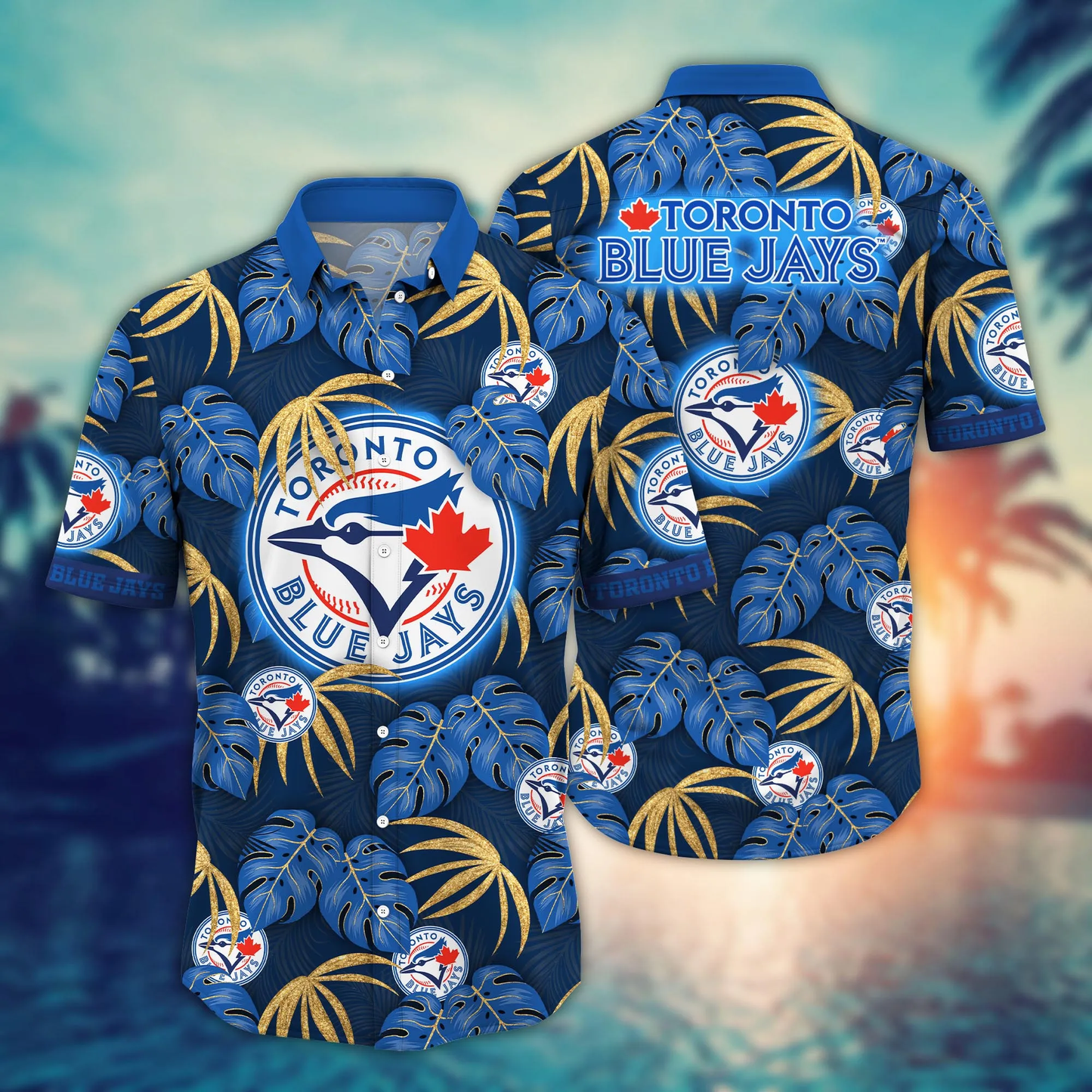 Toronto Blue Jays MLB Hawaiian Shirt Sunlight Aloha Shirt Unisex T-shirt, Sweatshirt, Hoodie, Long Sleeve Tee - T-Shirt, Sweatshirt, Hoodie