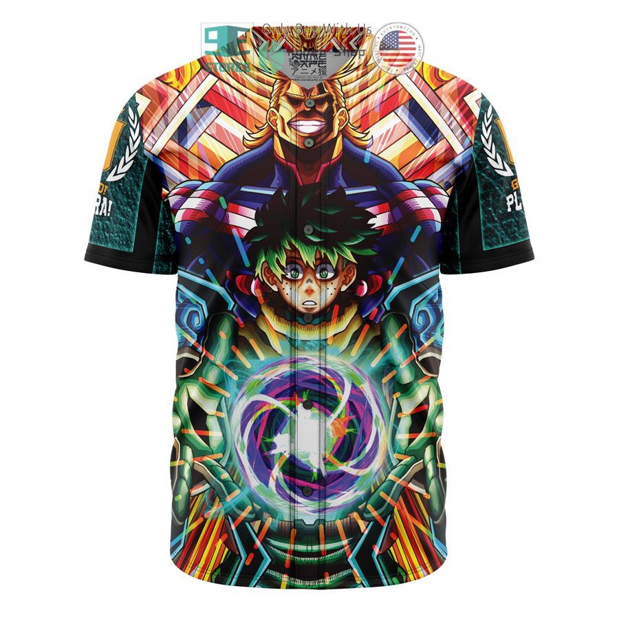 BEST Trippy Deku x All Might My Hero Academia Baseball Jersey Unisex T-shirt, Sweatshirt, Hoodie, Long Sleeve Tee - T-Shirt, Sweatshirt, Hoodie