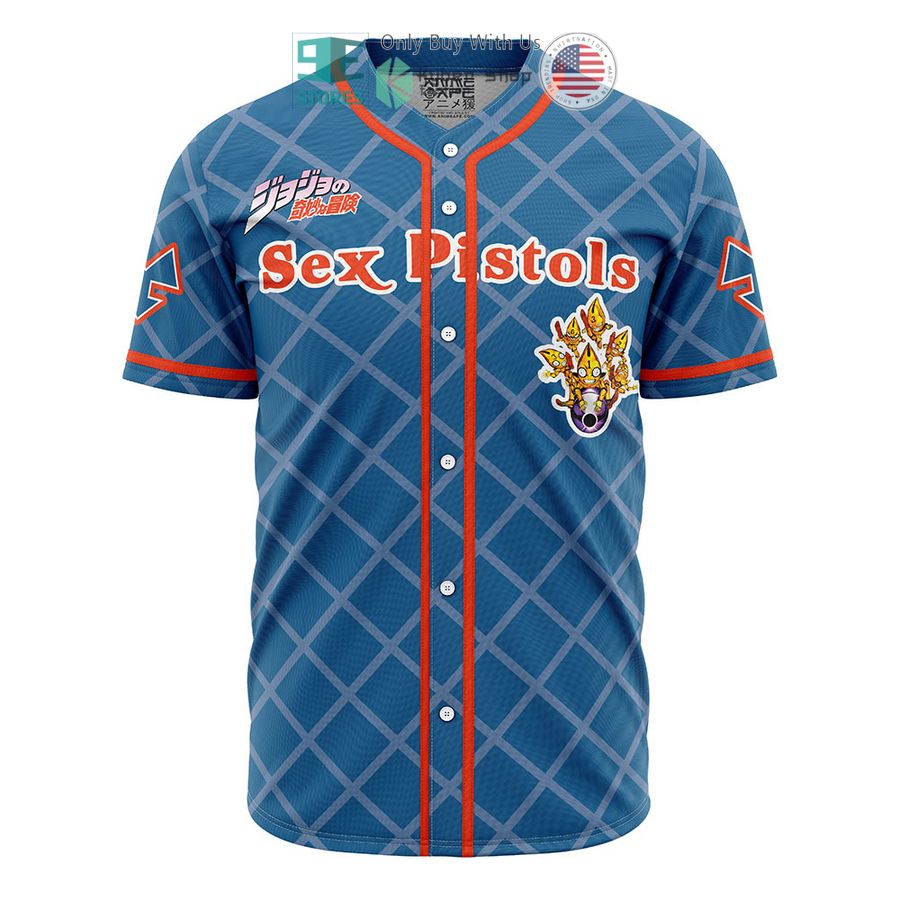 BEST Trippy Guido Mista Six Bullets Jojo's Bizarre Adventure Baseball Jersey Unisex T-shirt, Sweatshirt, Hoodie, Long Sleeve Tee - T-Shirt, Sweatshirt, Hoodie