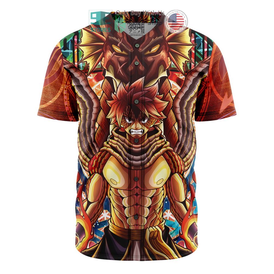 BEST Trippy Natsu Dragneel x Igneel Fairy Tail Baseball Jersey Unisex T-shirt, Sweatshirt, Hoodie, Long Sleeve Tee - T-Shirt, Sweatshirt, Hoodie