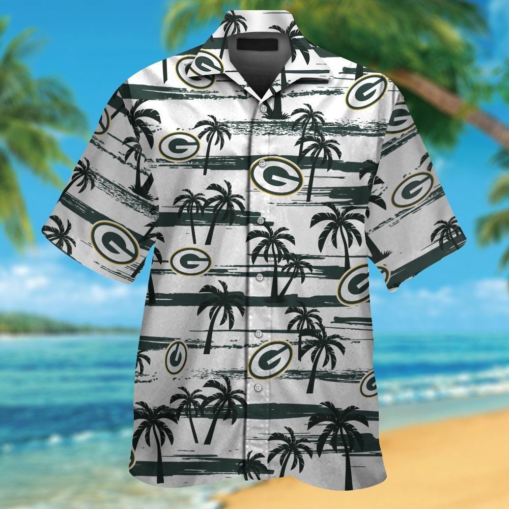 Tropical Green Bay Packers Hawaiian Exclusive Shirt Unisex T-shirt, Sweatshirt, Hoodie, Long Sleeve Tee - T-Shirt, Sweatshirt, Hoodie