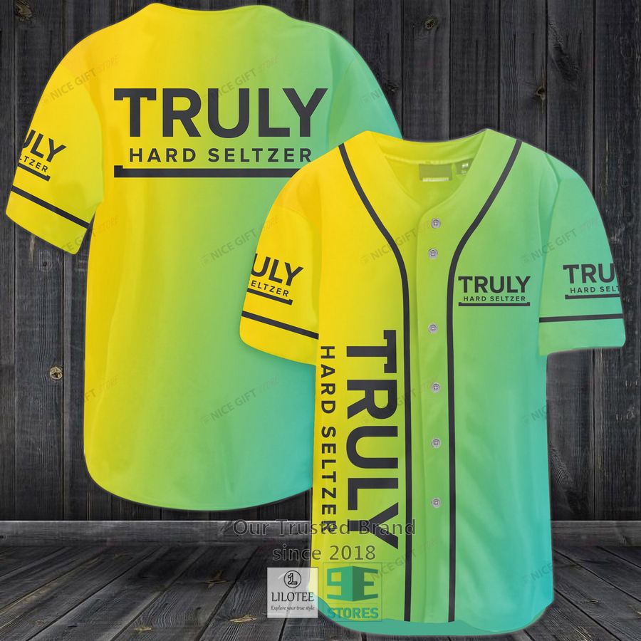 Truly Hard Seltzer Baseball Jersey Unisex T-shirt, Sweatshirt, Hoodie, Long Sleeve Tee - T-Shirt, Sweatshirt, Hoodie
