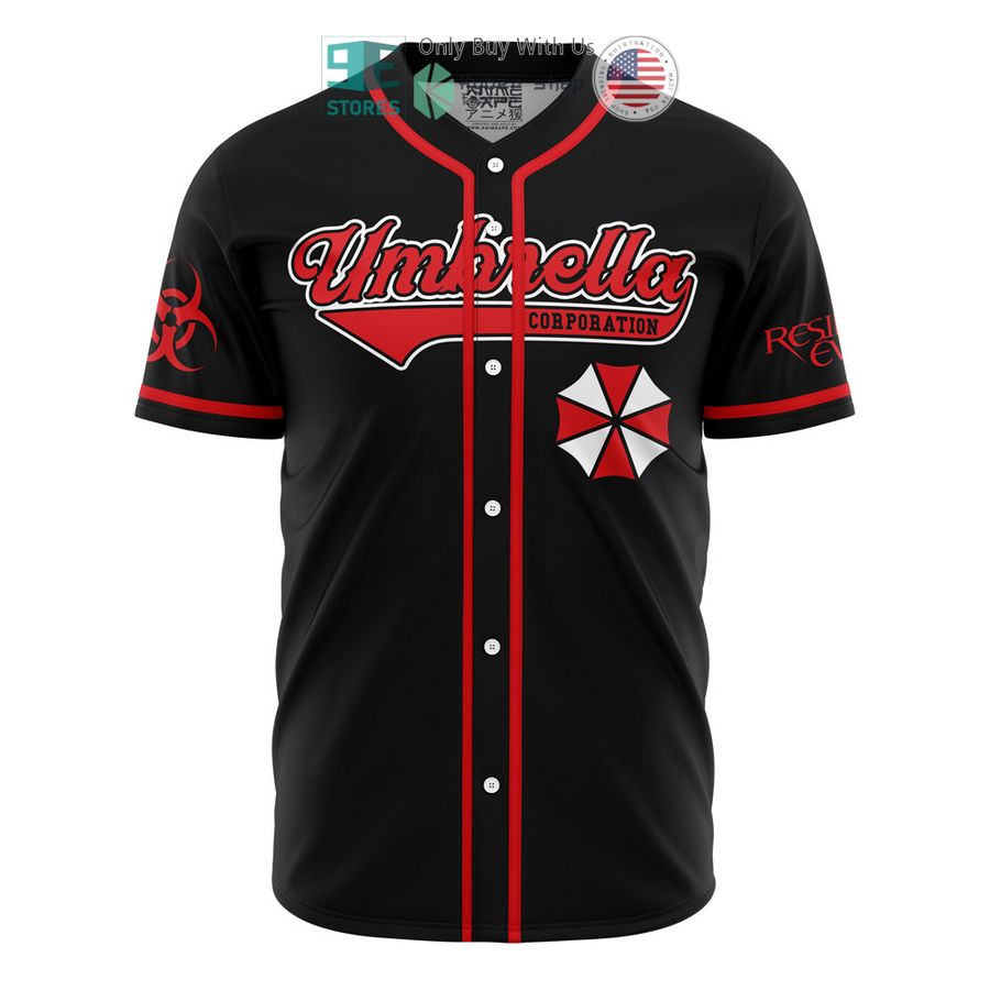 BEST Umbrella Corp Resident Evil Baseball Jersey Unisex T-shirt, Sweatshirt, Hoodie, Long Sleeve Tee - T-Shirt, Sweatshirt, Hoodie