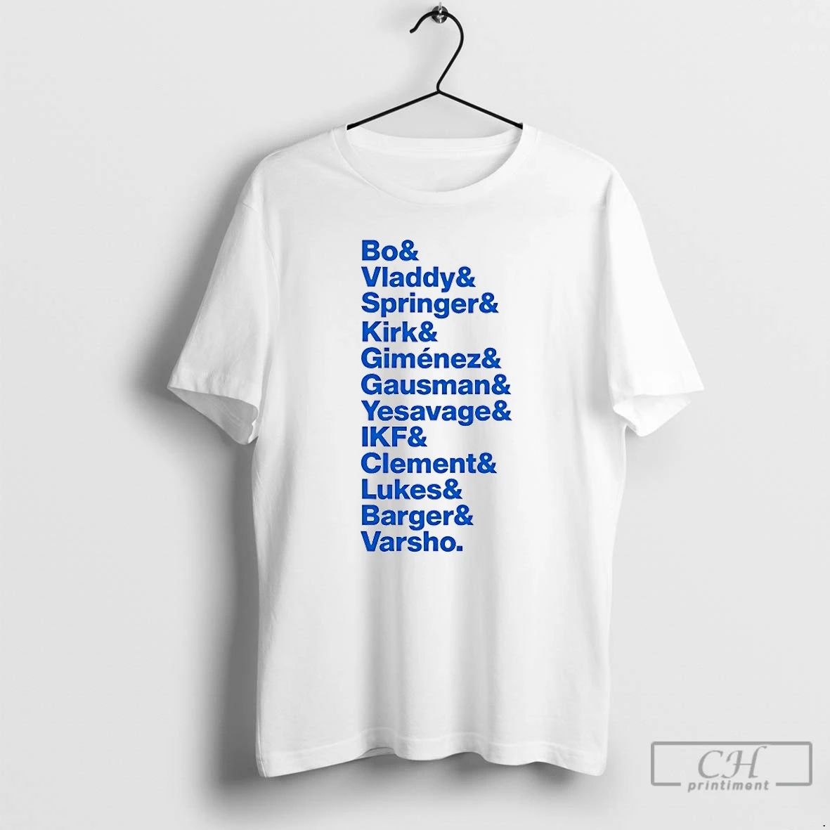 Premium Bo Vladdy Springer Kirk Gimenez Gausman T Shirts Unisex T-shirt, Sweatshirt, Hoodie, Long Sleeve Tee - T-Shirt, Sweatshirt, Hoodie