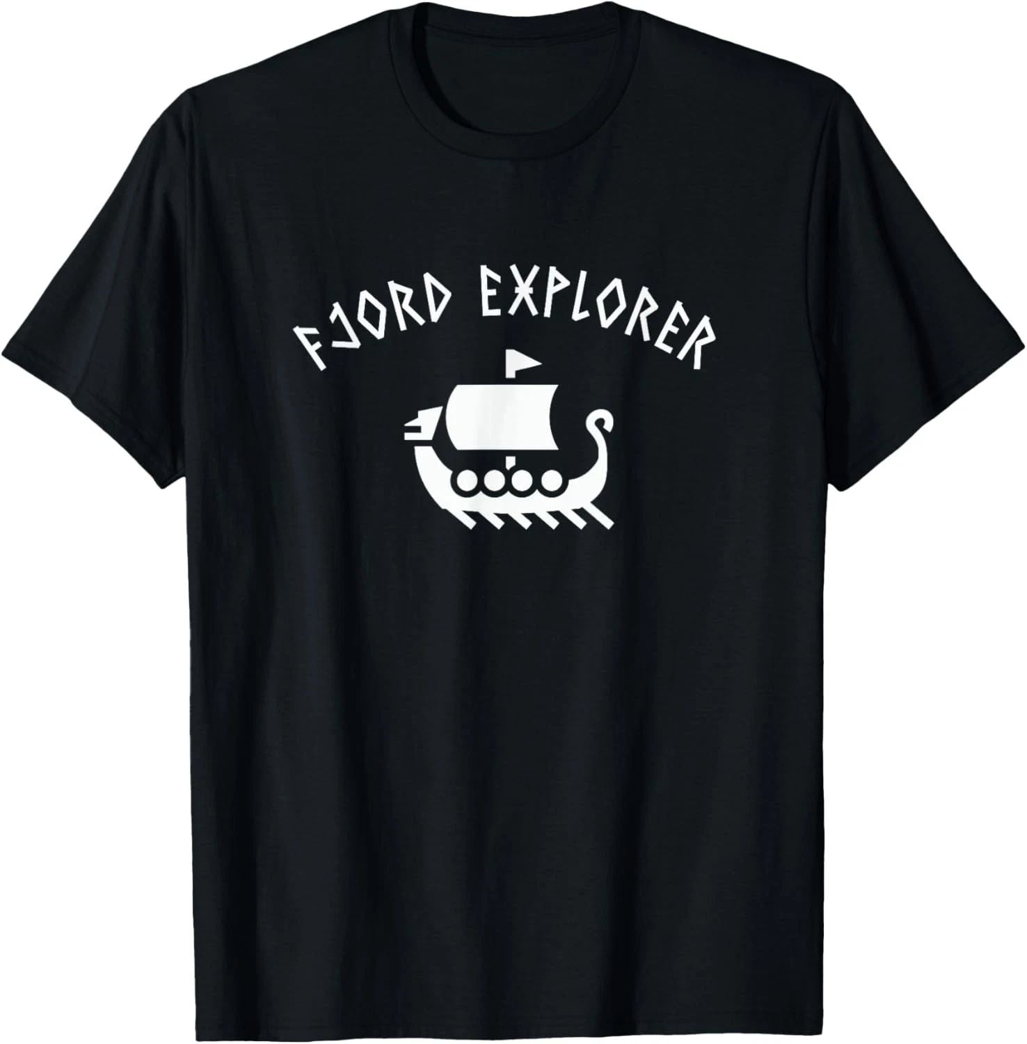 Funny Viking Pun Fjord Explorer Scandinavian Humor T-Shirt Unisex T-shirt, Sweatshirt, Hoodie, Long Sleeve Tee - T-Shirt, Sweatshirt, Hoodie