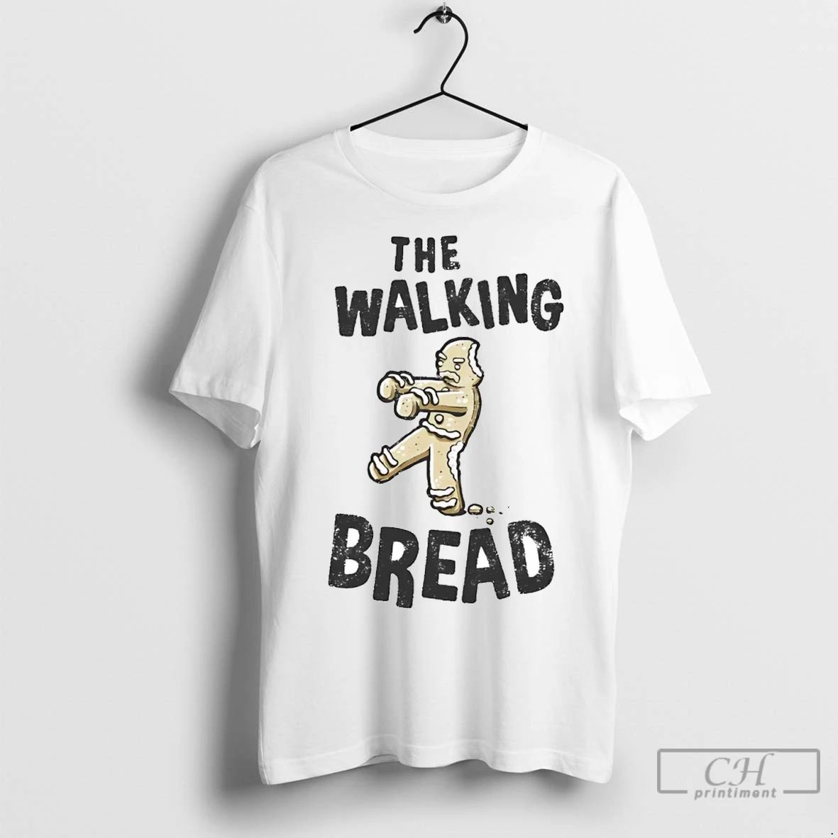 Premium Gingerbread The Walking Bread Christmas Unisex T-shirt, Sweatshirt, Hoodie, Long Sleeve Tee - T-Shirt, Sweatshirt, Hoodie