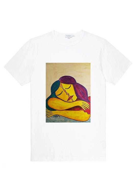 "Sleeping Girl"  Unique Art T-Shirt - Unisex Unisex T-shirt, Sweatshirt, Hoodie, Long Sleeve Tee - T-Shirt, Sweatshirt, Hoodie