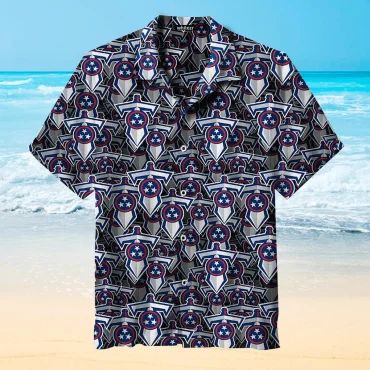 Tennessee Titans Bold Blade Hawaiian Shirt Unisex T-shirt, Sweatshirt, Hoodie, Long Sleeve Tee - T-Shirt, Sweatshirt, Hoodie
