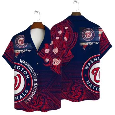 Washington Nationals Beachfront Bliss Hawaiian Shirt Unisex T-shirt, Sweatshirt, Hoodie, Long Sleeve Tee - T-Shirt, Sweatshirt, Hoodie
