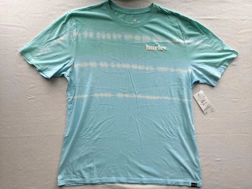 Hurley Everyday Washed T-Shirt Men's Size XL Tie Dye Short Sleeve Blue NEW Unisex T-shirt, Sweatshirt, Hoodie, Long Sleeve Tee - T-Shirt, Sweatshirt, Hoodie