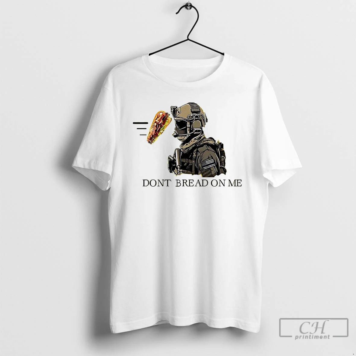 Premium Sandwich Dont Bread On Me Soldier T Shirts Unisex T-shirt, Sweatshirt, Hoodie, Long Sleeve Tee - T-Shirt, Sweatshirt, Hoodie