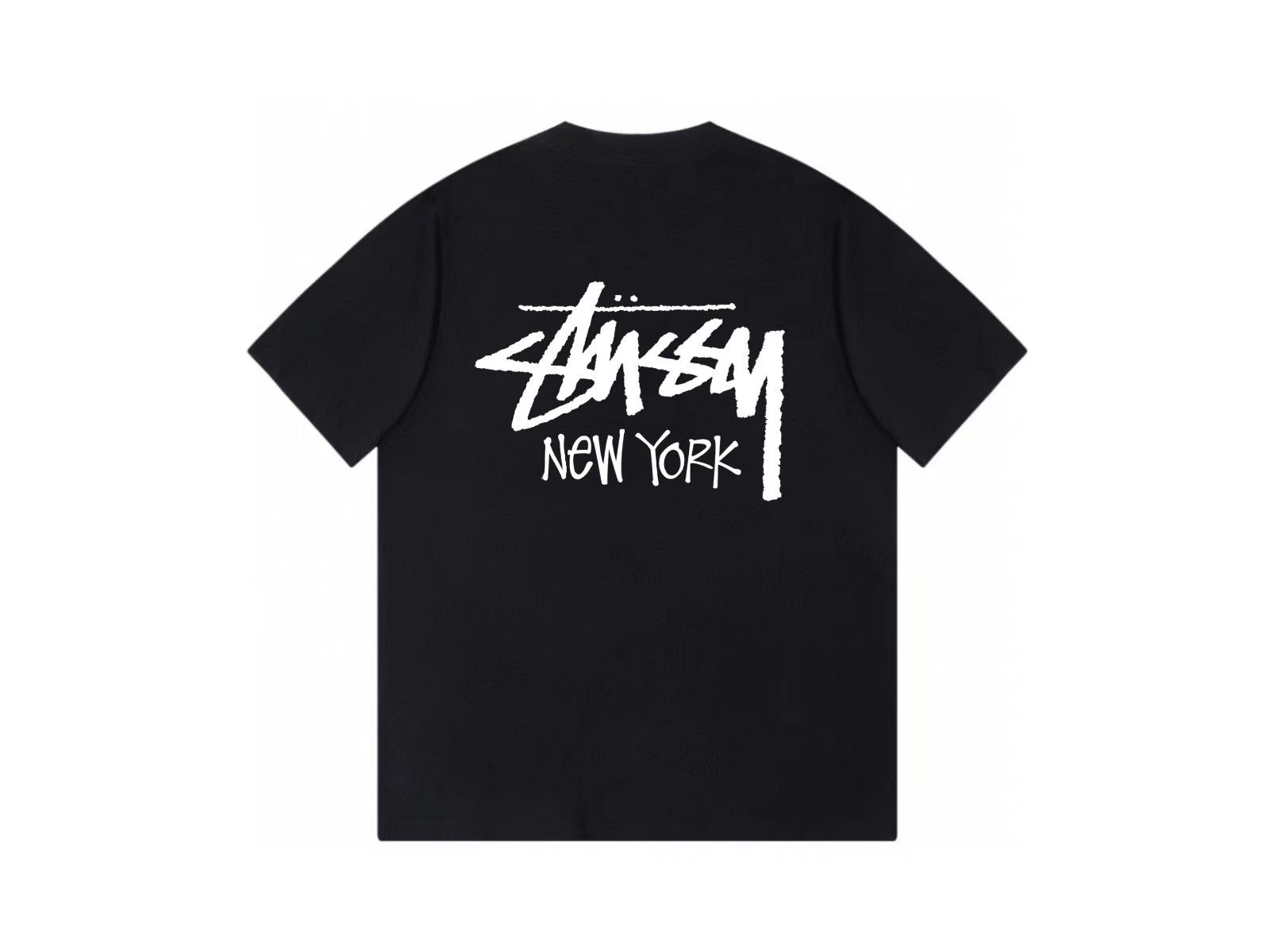 Stussy tee city NEW YORK Black / white / blue t shirt Unisex T-shirt, Sweatshirt, Hoodie, Long Sleeve Tee - T-Shirt, Sweatshirt, Hoodie