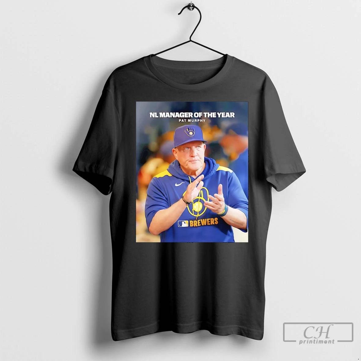 Premium Pat Murphy Nl Manager Of The Year Unisex T-shirt, Sweatshirt, Hoodie, Long Sleeve Tee - T-Shirt, Sweatshirt, Hoodie