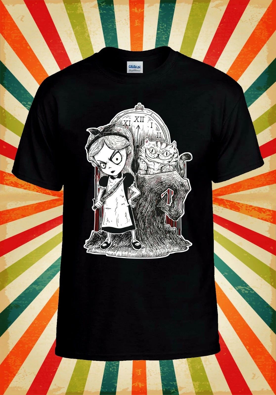 Alice In Wonderland Bad Girl Funny Men Women Vest Tank Top Unisex T Shirt 2251 Unisex T-shirt, Sweatshirt, Hoodie, Long Sleeve Tee - T-Shirt, Sweatshirt, Hoodie