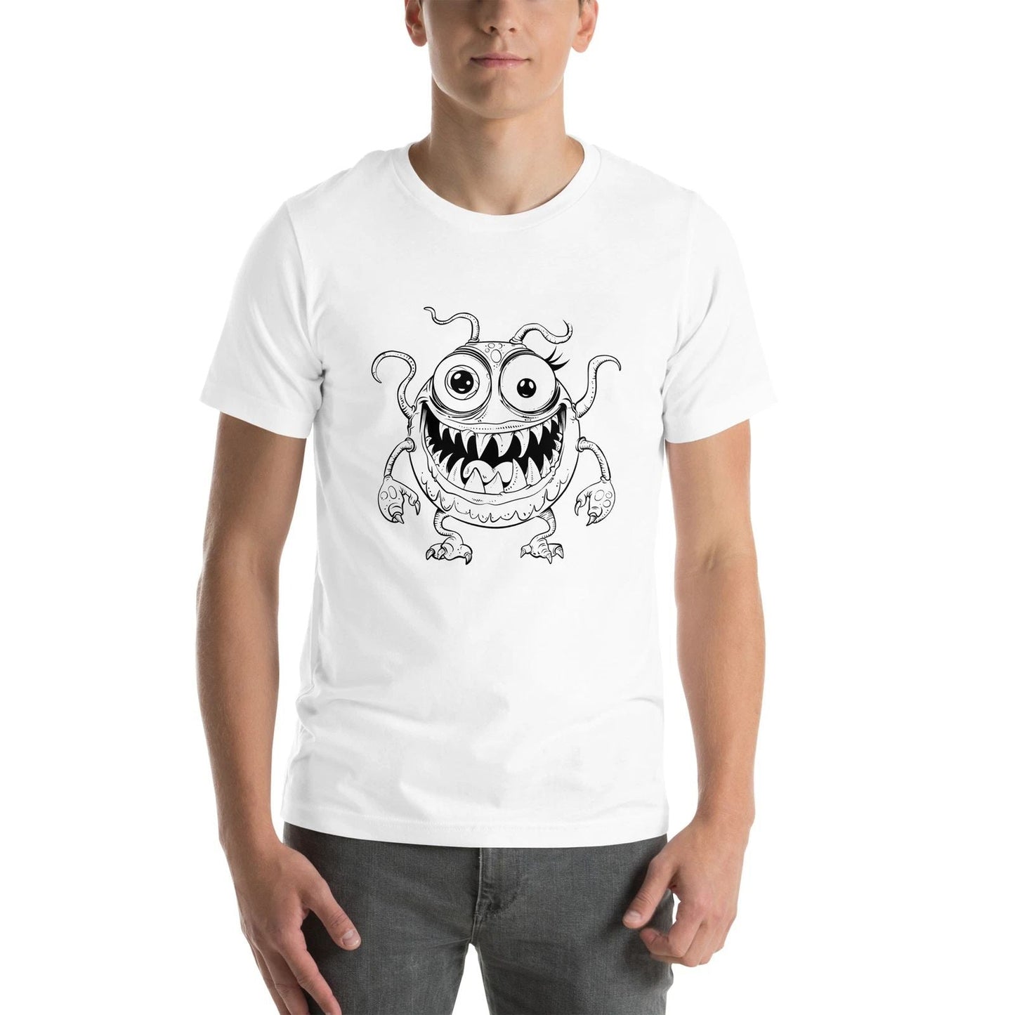 Funny Cute Monster Stylish Unisex t-shirt Unisex T-shirt, Sweatshirt, Hoodie, Long Sleeve Tee - T-Shirt, Sweatshirt, Hoodie
