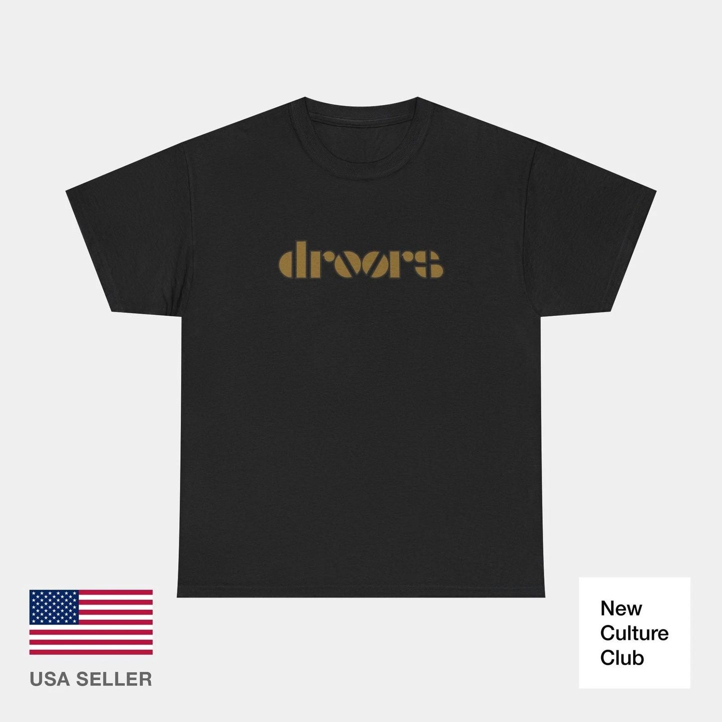 90s Droors Gold Lettering T-Shirt Music Skate Classic Print Many Colors Unisex T-shirt, Sweatshirt, Hoodie, Long Sleeve Tee - T-Shirt, Sweatshirt, Hoodie