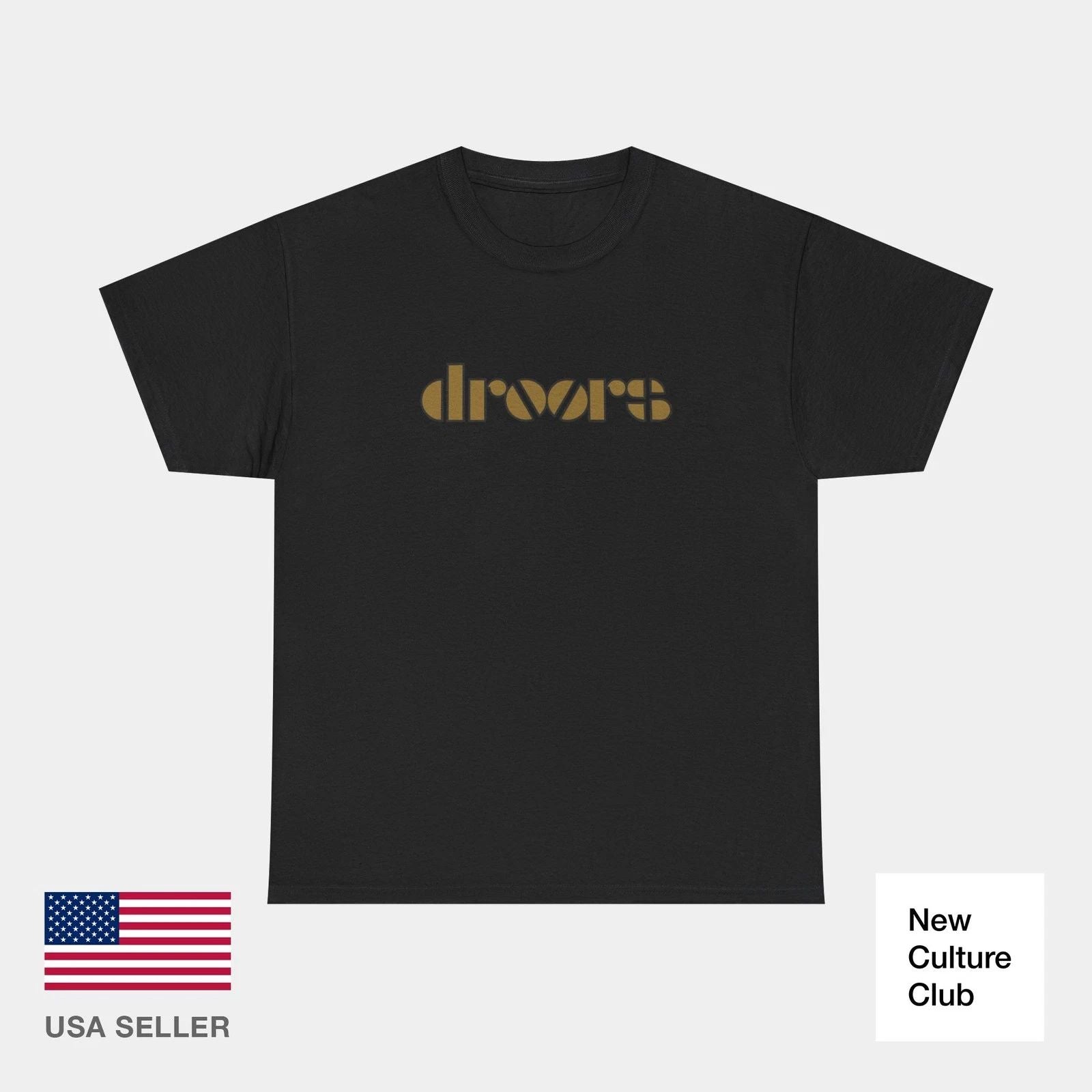 90s Droors Gold Lettering T-Shirt Music Skate Classic Print Many Colors Unisex T-shirt, Sweatshirt, Hoodie, Long Sleeve Tee - T-Shirt, Sweatshirt, Hoodie