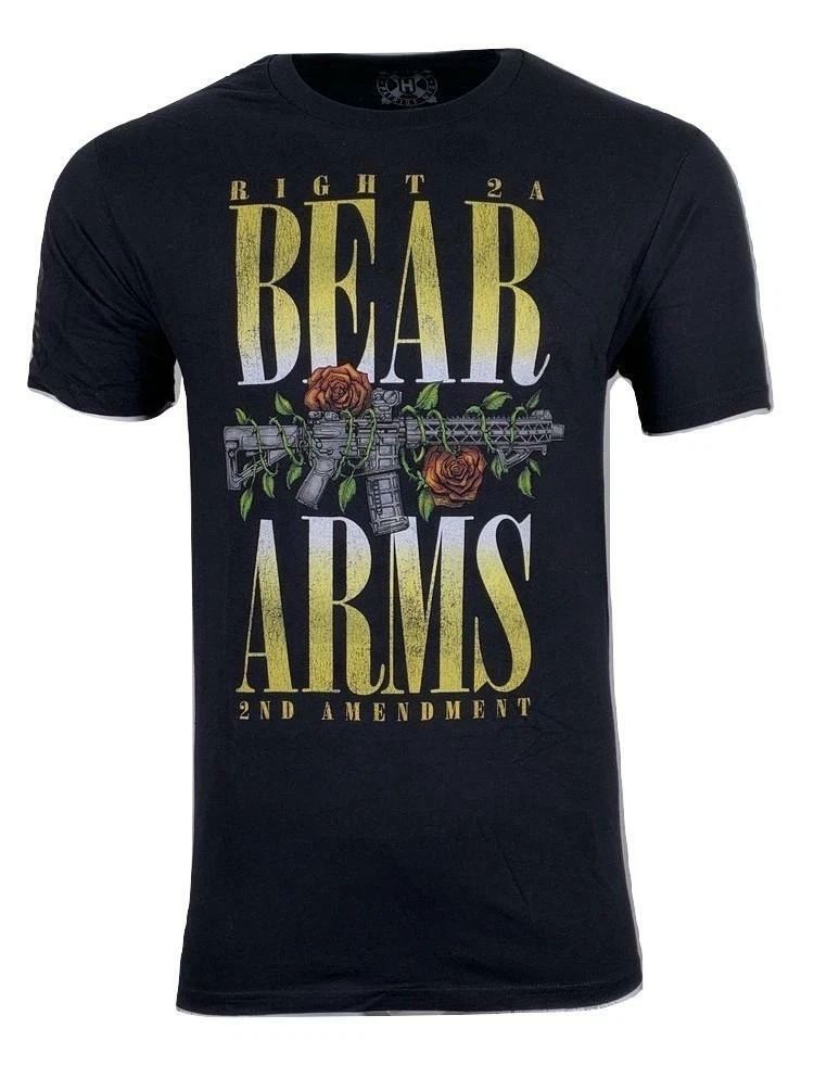 Howitzer Style Men's T-Shirt BEAR ARMS Black Military Grunt S M L XL 2XL 3XL Unisex T-shirt, Sweatshirt, Hoodie, Long Sleeve Tee - T-Shirt, Sweatshirt, Hoodie