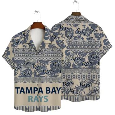 Tampa Bay Rays Tribal Pattern Hawaiian Shirt Unisex T-shirt, Sweatshirt, Hoodie, Long Sleeve Tee - T-Shirt, Sweatshirt, Hoodie