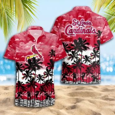 St. Louis Cardinals Tropical Paradise Hawaiian Shirt Unisex T-shirt, Sweatshirt, Hoodie, Long Sleeve Tee - T-Shirt, Sweatshirt, Hoodie