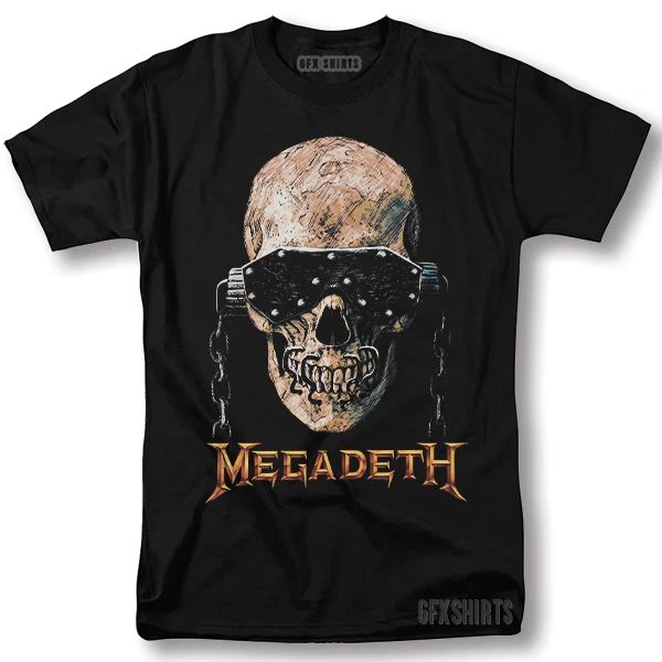 Megadeath Shirt Rock Concert Promo Tour Vintage Graphic Design T-Shirt Unisex T-shirt, Sweatshirt, Hoodie, Long Sleeve Tee - T-Shirt, Sweatshirt, Hoodie