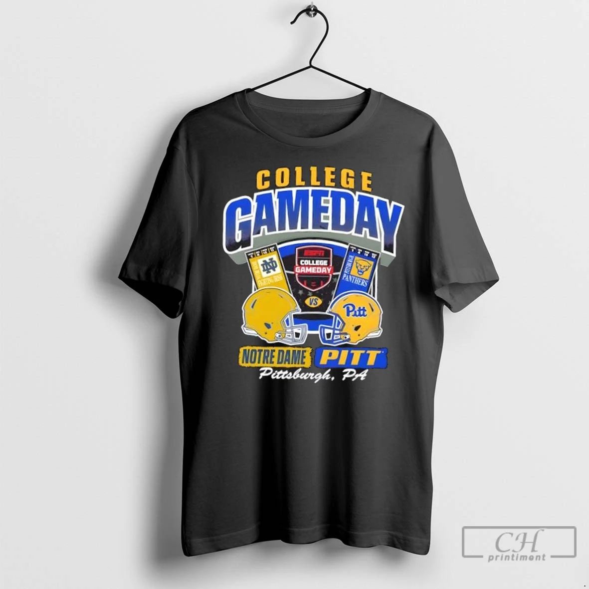 Premium College Gameday Notre Dame Vs Pitt Ticket Unisex T-shirt, Sweatshirt, Hoodie, Long Sleeve Tee - T-Shirt, Sweatshirt, Hoodie