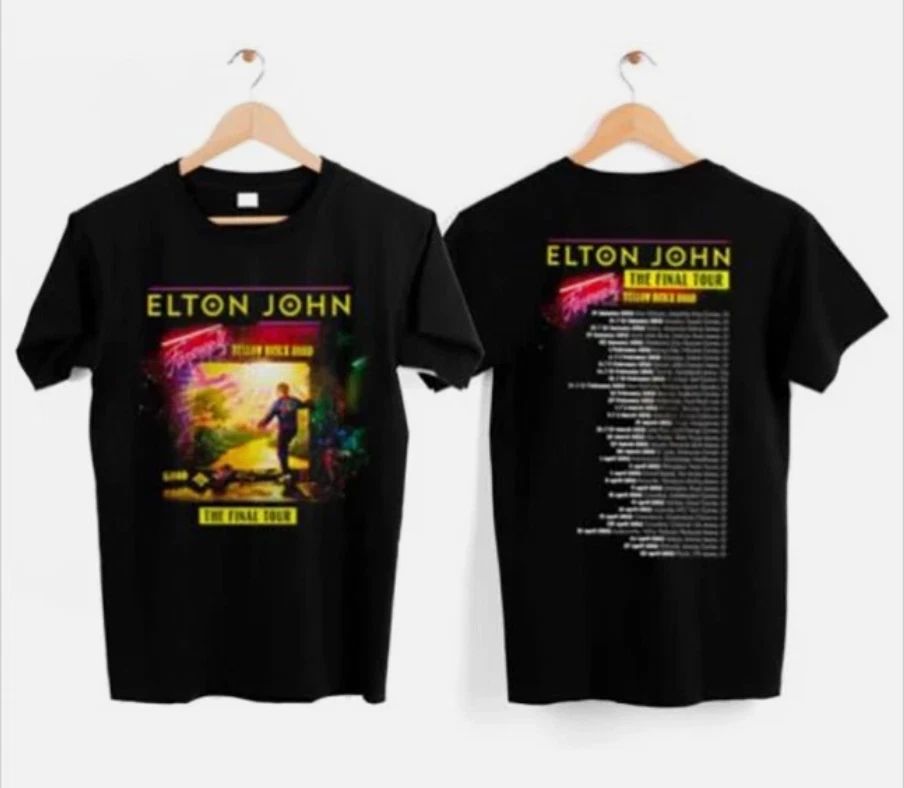 Elton John Farewell Tour 2022 T-Shirt , The Final Tour 2022 T-Shirt Unisex T-shirt, Sweatshirt, Hoodie, Long Sleeve Tee - T-Shirt, Sweatshirt, Hoodie
