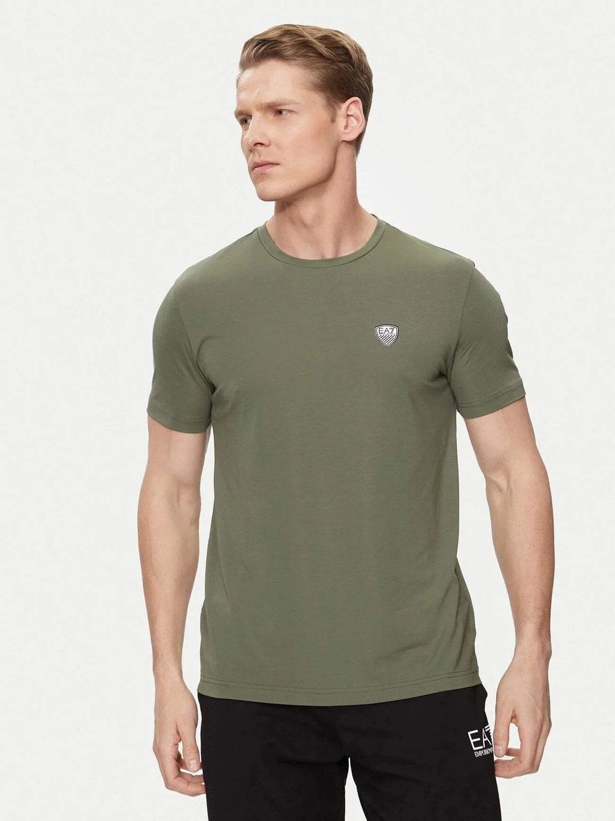 EA7 Mens Beetle Basic Crest T-Shirt Unisex T-shirt, Sweatshirt, Hoodie, Long Sleeve Tee - T-Shirt, Sweatshirt, Hoodie
