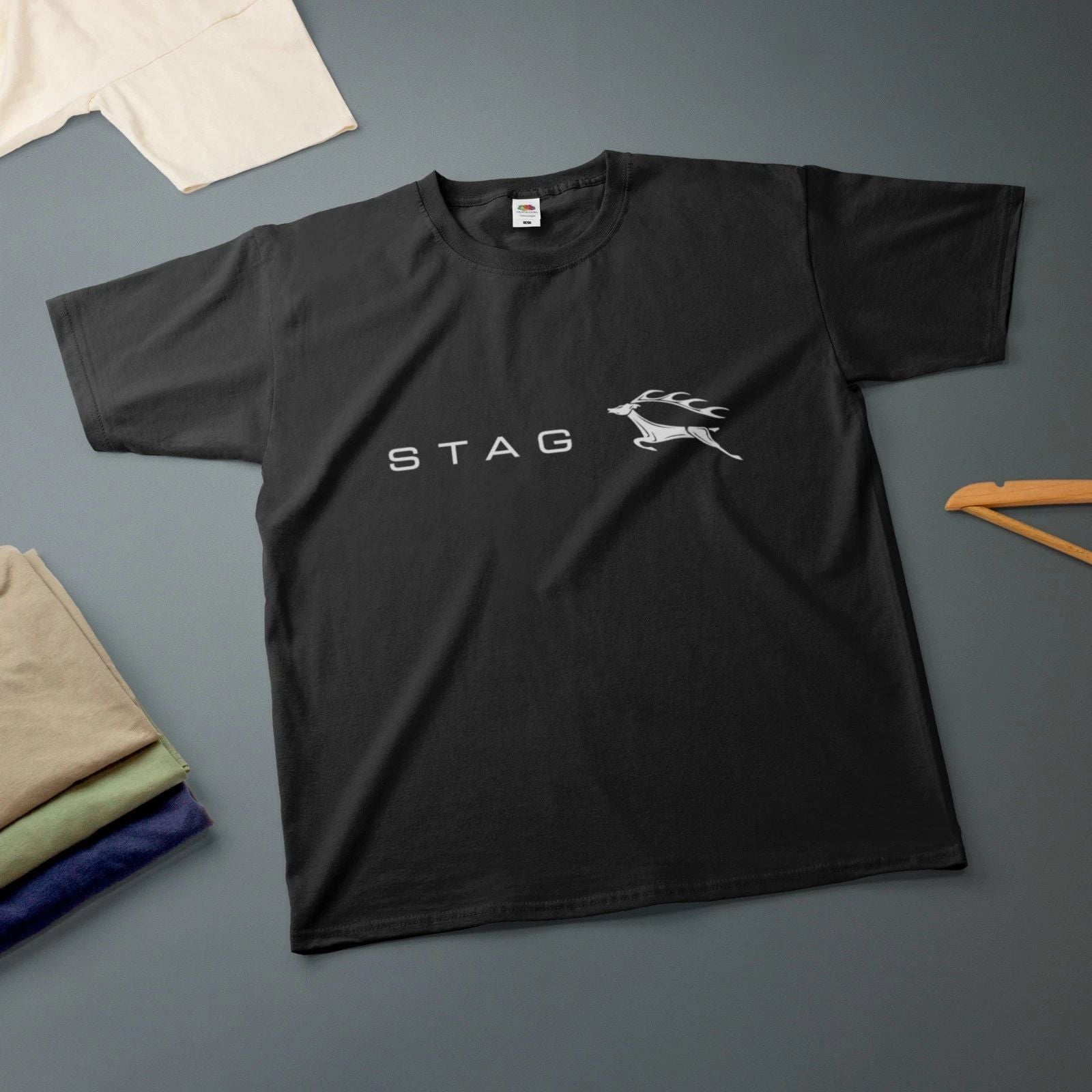 Triumph Stag T-Shirt Classic Car Enthusiast OFFICIAL LICENCED PRODUCT Unisex T-shirt, Sweatshirt, Hoodie, Long Sleeve Tee - T-Shirt, Sweatshirt, Hoodie