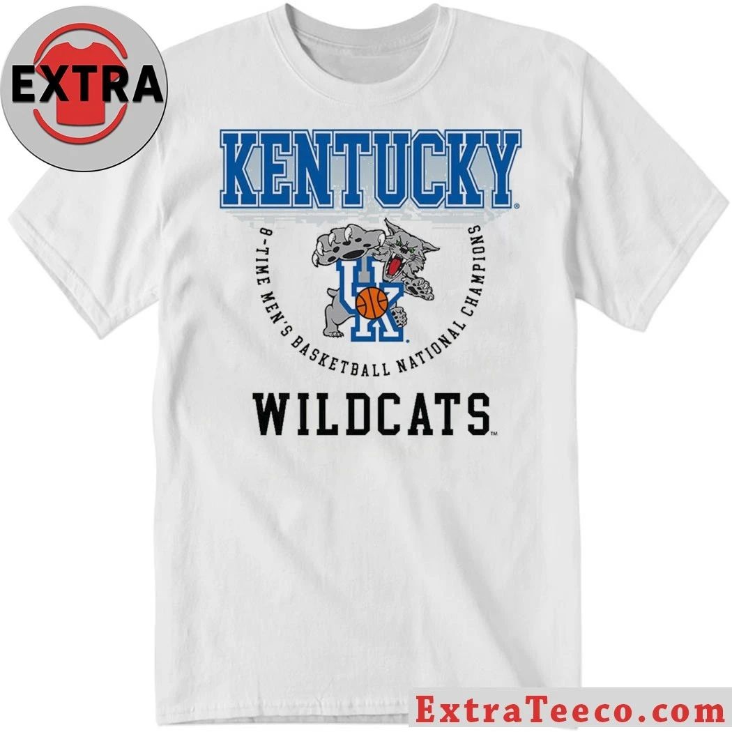 Original Kentucky Wildcats 8 Time Mens Basketball National Champions Banner Legacy Basketball Logo Shirt - T-Shirt, Sweatshirt, Hoodie