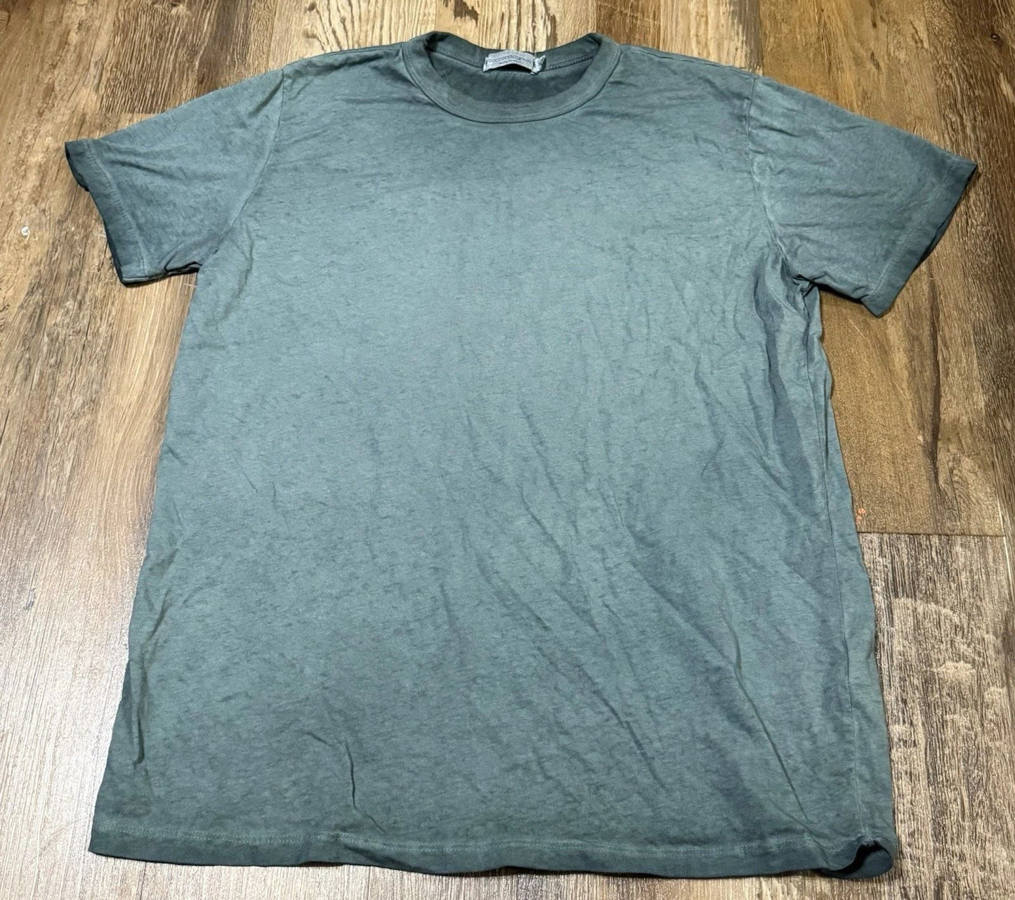 Rocca di Bagnolo Mens M Medium Cotton T Shirt Made in Italy Blue Green Faded Dye Unisex T-shirt, Sweatshirt, Hoodie, Long Sleeve Tee - T-Shirt, Sweatshirt, Hoodie