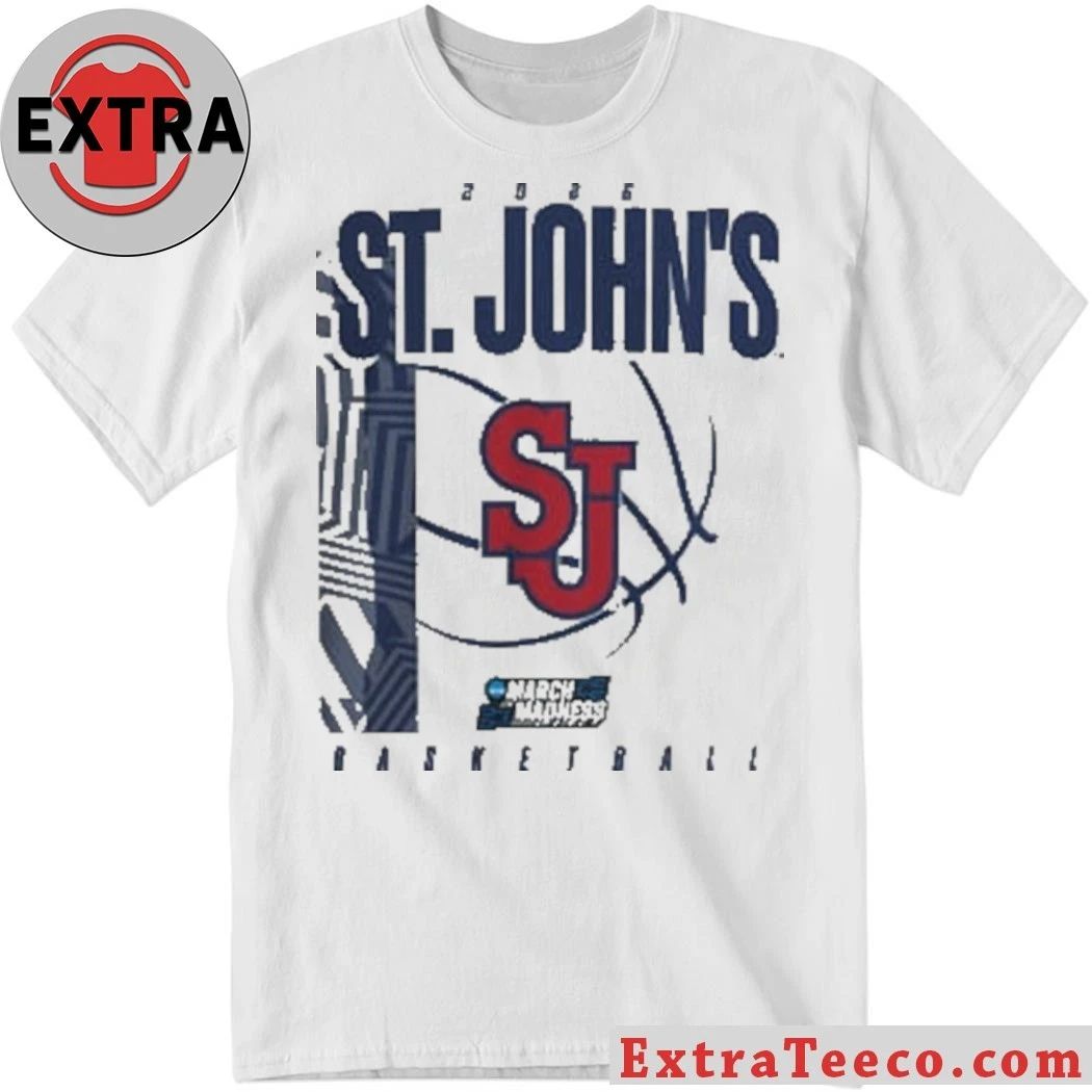 Original St. Johns Red Storm March Madness Basketball 2026 Logo Shirt Unisex T-shirt, Sweatshirt, Hoodie, Long Sleeve Tee - T-Shirt, Sweatshirt, Hoodie