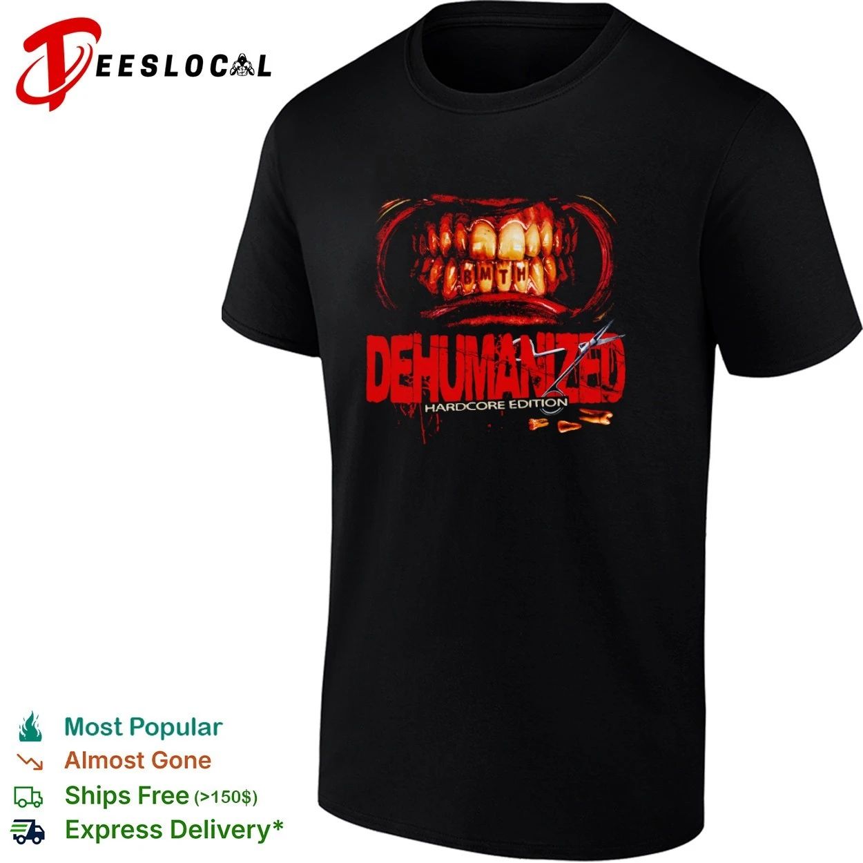 BMTH Dehumanized Hardcore Edition Bring Me The Horizon T-shirt Unisex T-shirt, Sweatshirt, Hoodie, Long Sleeve Tee - T-Shirt, Sweatshirt, Hoodie