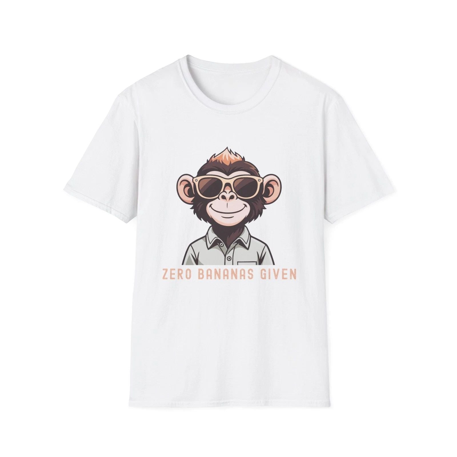 Zero Bananas Given Funny Graphic Tee, Trendy Streetwear Humor Unisex T-shirt, Sweatshirt, Hoodie, Long Sleeve Tee - T-Shirt, Sweatshirt, Hoodie
