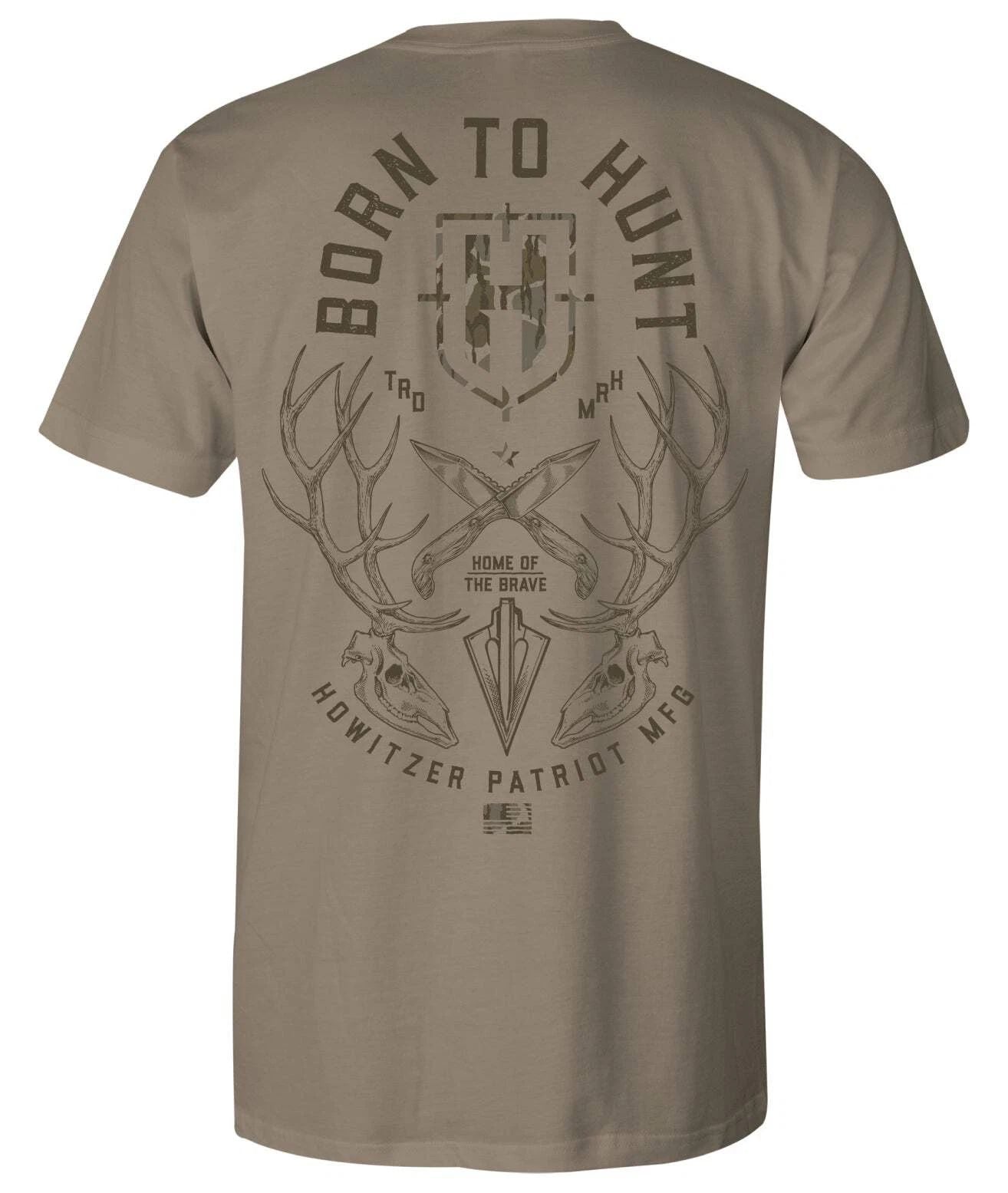 Howitzer Clothing Men's T-shirt Born To Hunt Unisex T-shirt, Sweatshirt, Hoodie, Long Sleeve Tee - T-Shirt, Sweatshirt, Hoodie