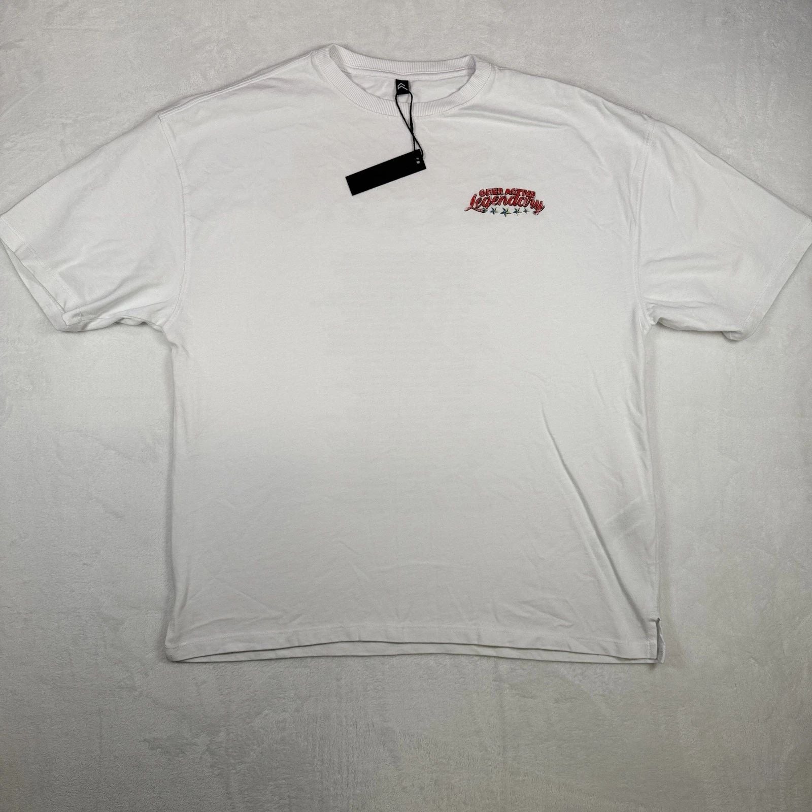 ONER Active Legendary Tour Graphic T-Shirt Men's Size Medium White Oversized Unisex T-shirt, Sweatshirt, Hoodie, Long Sleeve Tee - T-Shirt, Sweatshirt, Hoodie