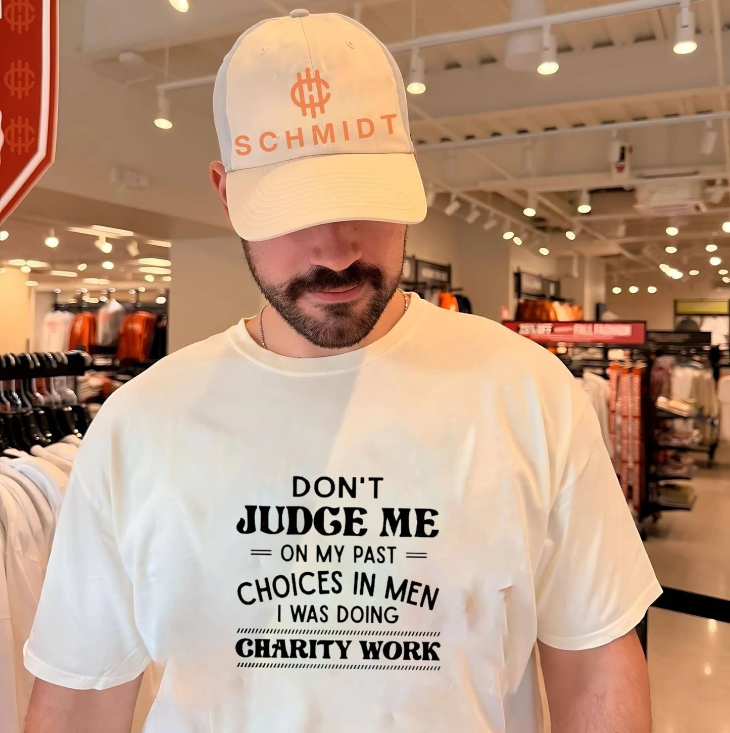 Dont Judge Me on My Past Choices in Men I Was Doing Charity Work shirt Unisex T-shirt, Sweatshirt, Hoodie, Long Sleeve Tee - T-Shirt, Sweatshirt, Hoodie