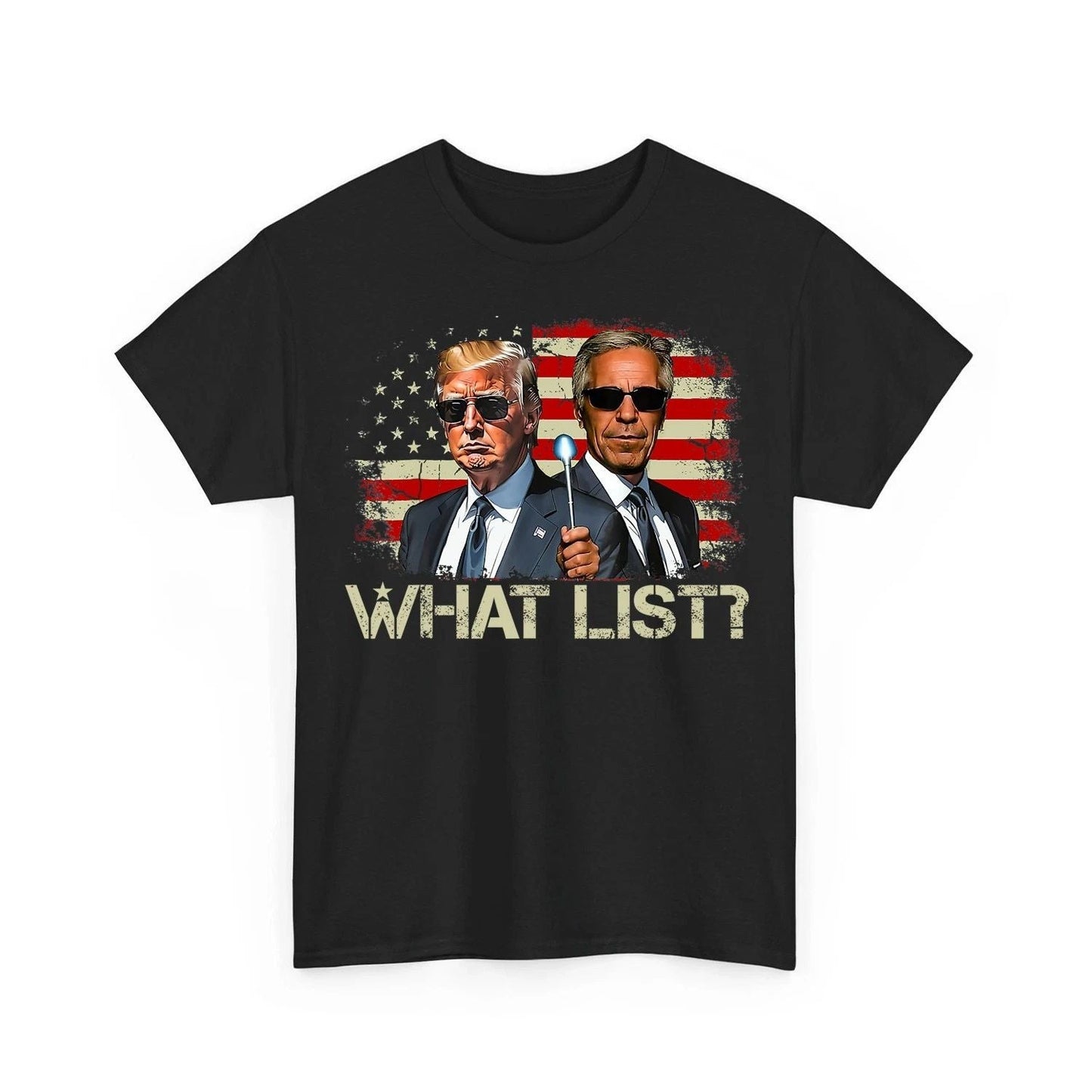 What List Funny Trump-Epstein Unisex T-Shirt Unisex T-shirt, Sweatshirt, Hoodie, Long Sleeve Tee - T-Shirt, Sweatshirt, Hoodie